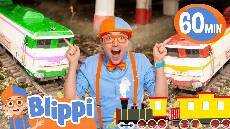 BlippiAos Big Train Adventure The Giant Conductor Educational Videos for Kids