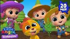 Yuk Kita Menanam Pohon UU Little Angel Bahasa Indonesia Kartun dan Lagu Anak