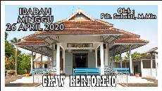 Ibadah Minggu 26 April 2020 GKJW KERTOREJO