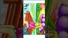 Menggambar Tema duduk di pinggir Danau ep 507 drawingbyfifitan drawing oilpastel