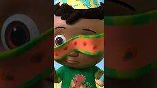 Peekaboo Its a SURPRISE DINOSAUR n shorts cocomelon