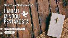 Ibadah Minggu Pentakosta GKJW Rungkut Pepanthan Gunung Anyar 19 Mei 2024 07 30
