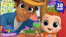 Bermain Dengan Binatang Reptil Little Angel Bahasa Indonesia Kartun dan Lagu Anak