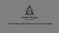 Panduan Ibadah Minggu GKJW Jemaat Ampelgading tanggal 28 Juni 2020