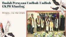 Ibadah Perayaan Undhuh Undhuh Minggu 31 Mei 2020 GKJW Klanting