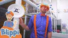 Learning Emotions With Blippi at an Indoor Play Place For Kids Educational Videos For Kids