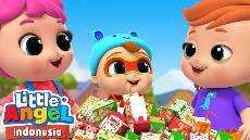 Pahlawan Super Baby John Membuang Sampah Little Angel Bahasa Indonesia Kartun dan Lagu Anak