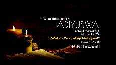 Ibadah Tutup Bulan Adiyuswa GKJW Jemaat Sidoarjo 31 Maret 2022