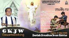 Ibadah Kenaikan Yesus Kristus Pembukaan Bulan Kespel Kesaksian dan Pelayanan GKJW Dawarblandong