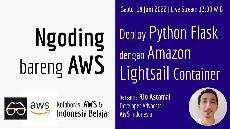 Deploy Python Flask dengan AWS Lightsail Ngoding bareng AWS