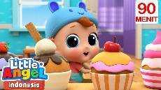 Kue Muffin dan Es Krim Little Angel Bahasa Indonesia Kartun dan Lagu Anak