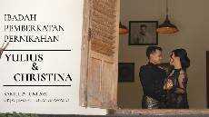 Ibadah Pemberkatan Pernikahan Yulius Christina GKJW Jemaat Tulangbawang 29 Juni 2024