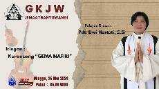Ibadah Minggu Pagi 26 Mei 2024 GKJW Banyuwangi