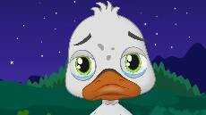 Sang Ayam Merah Kecil Bebek Buruk Rupa Animasi Kartun