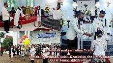 Ibadah Kenaikan Ibadah Pembukaan Bulan KESPEL GKJW Jemaat Mojowarno Kamis 26 Mei 2022