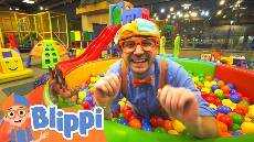 Learning With Blippi At Kinderland Indoor Playground For Kids Educational Videos For Toddlers