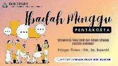 Ibadah Minggu Pentakosta GKJW Sidoarjo 05 Juni 2022