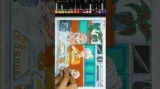 Membuat Nastar bersama Ibu Ep 517 drawingbyfifitan oilpastel art sketsaramadhan