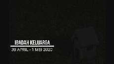 Ibadah Keluarga 30 April 1 Mei 2020 GKJW Bangelan Sumberdem