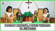 Ibadah Minggu Pembukaan Pekan Wanita Pekan Kebangunan Wanita 19 Juli 2020 GKJW Jemaat Tunglur