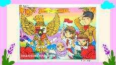 Gambar Tema Hari PANCASILA Ep 530