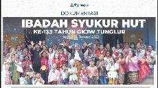Dokumentasi Ibadah Syukur HUT ke 133 Tahun GKJW Tunglur Minggu 30 Januari 2022