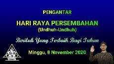 PENGANTAR UNDHUH UNDUH BERILAH YANG TERBAIK BAGI TUHAN