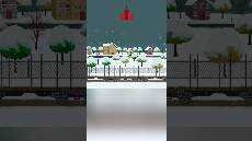 lorry train in winter