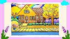 Tutorial Menggambar Rumah yang Indah ep 522