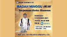 Ibadah MInggu Perjamuan Kudus OIKUMENE GKJW Jemaat Simomulyo 3 Oktober 2021