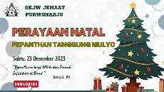 Perayaan Natal Pepanthan Tanggung Mulyo GKJW Purwoharjo Sabtu 23 Desember 2023