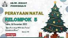 Perayaan Natal Kelompok 5 GKJW Jemaat Purwoharjo Sabtu 16 Desember 2023 GKJW feeds
