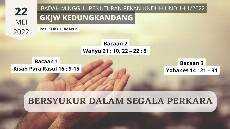Ibadah Minggu GKJW Jemaat Kedungkandang 22 Mei 2022 Penutupan Pekan Raya Persembahan