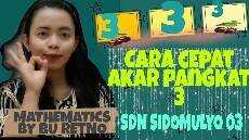 VIDEO PEMBELAJARAN CARA CEPAT AKAR PANGKAT 3 GKJW feeds