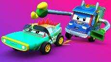 Truk super TRUK SAMPAH beres beres pencuri BUAYA Kota Mobil Kartun Truk untuk anak an Truk super TRUK SAMPAH beres beres pencuri BUAYA Kota Mobil Kartun Truk untuk anak an