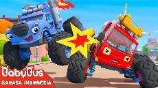 Jangan Curang Mobil Monster Jahat Lagu Mobil Monster Lagu Anak anak BabyBus Bahasa Indonesia