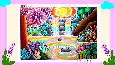 Tutorial Menggambar Mudah Tema Pemandangan Air terjun Pelangi ep 527