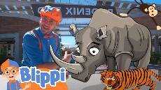 Blippi Visits The Zoo Learning Zoo Animals For Kids Educational Videos For Toddlers