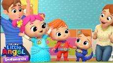 Bayi John Rapihkan Mainann Little Angel Bahasa Indonesia Kartun dan Lagu Anak