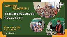Ibadah Syukur Unduh Unduh Minggu 6 Maret 2022 GKJW KBD