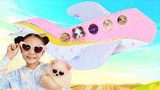 Bugs Pink Plane for Pets Family Swimming and Playing Little Big Toys