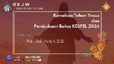 Ibadah Kenaikan Tuhan Yesus Pembukaan KESPEL 2024 9 Mei 2024 GKJW Banyuwangi GKJW Feeds