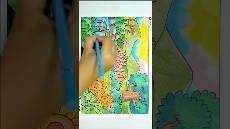 Menggambar Pemandangan Mudah menggunakan pensil warna Ep509 drawingbyfifitan drawing art gradasi