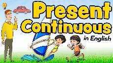 Present continuous in English for kids What are you doing