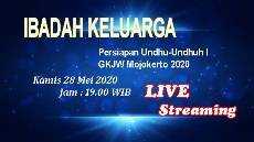 IBADAH KELUARGA GKJW MOJOKERTO 28 MEI 2020 Pukul 19 00