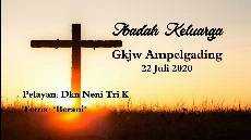 Panduan Ibadah keluarga GKJW Ampelgading 22 Juli 2020