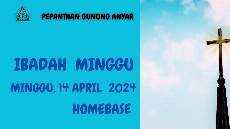 Ibadah Umum GKJW Rungkut Pepanthan Gunung Anyar 14 April 2024 07 30
