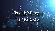 Ibadah Minggu Pentakosta 31 Mei 2020 Bahasa Indonesia GKJW SINDUREJO Reupload