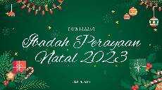 Ibadah Perayaan Natal GKJW Lawang 2023 Minggu 24 Desember 2023