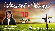Ibadah Minggu 10 Oktober 2021 GKJW Simomulyo Surabaya